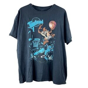 Vintage Tune Squad Space Jam Taz & Monster T-Shirt Mens XL